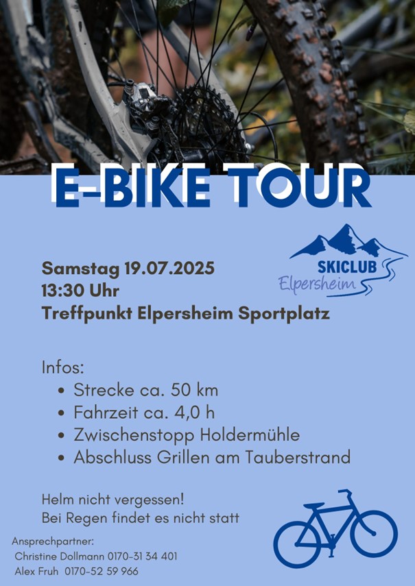 E-Bike-Tour - 19.07.2025